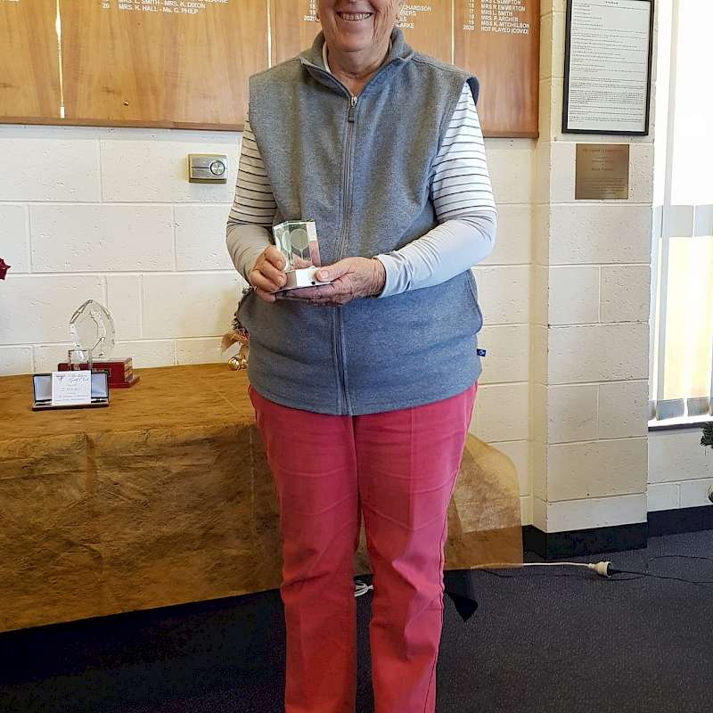 36 Hole Nett Winner, Carole Brandon